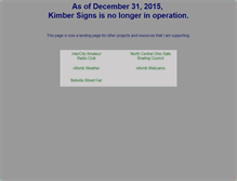Tablet Screenshot of kimbersigns.com